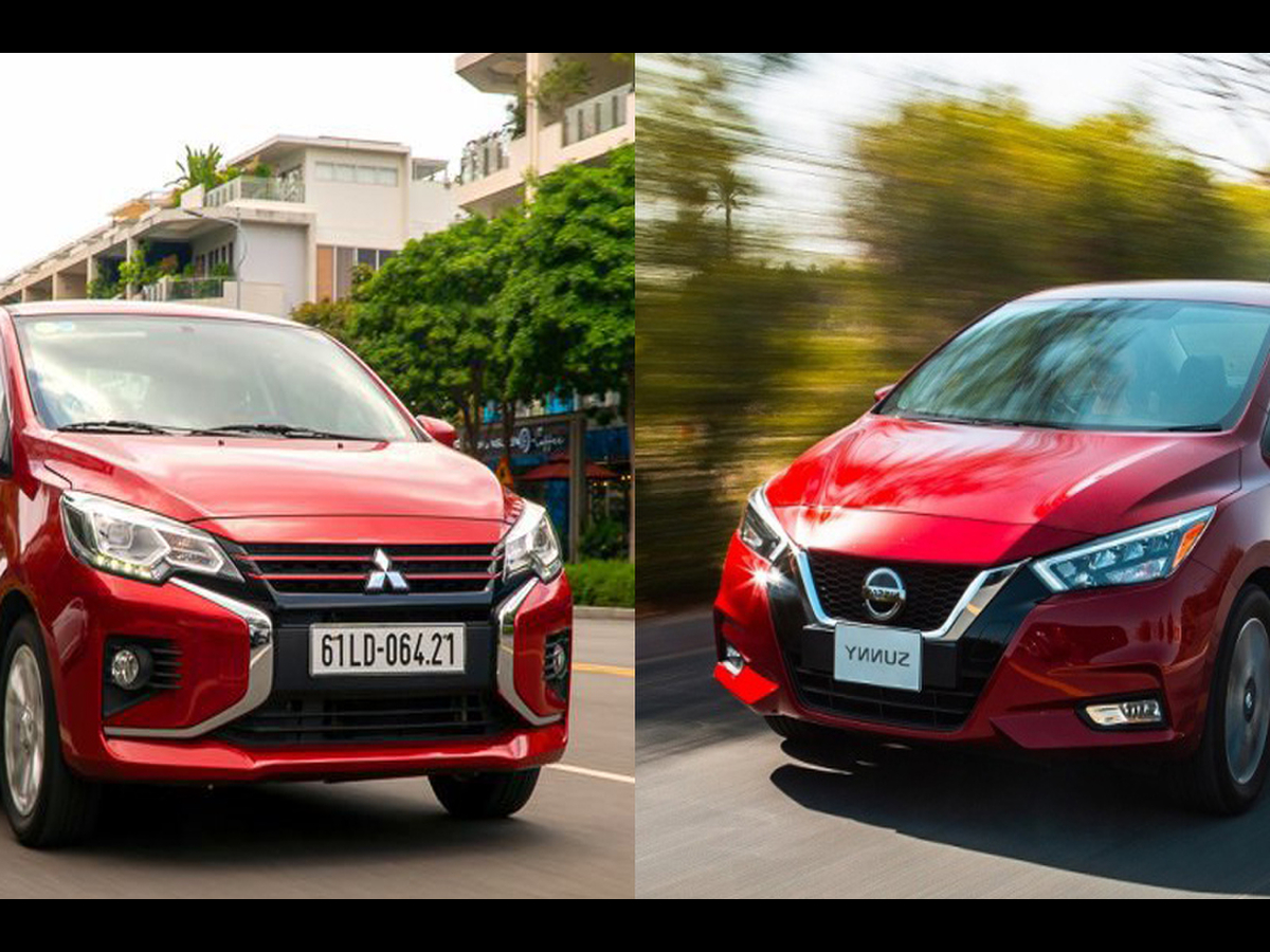 nissan sunny vs mitsubishi attrage